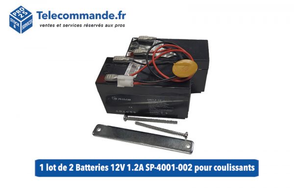 1-lot-de-2-Batteries-12V-1.2A-SP-4001-002-pour-motorisation-Powertech-coulissants